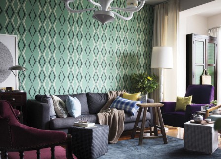 Обои с геометрическим рисунком Обои с геометрическим рисунком